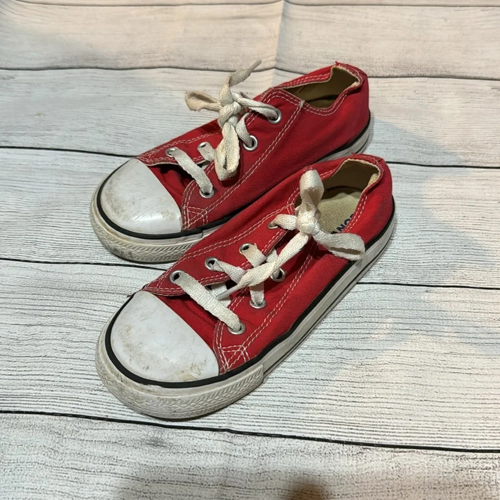 Converse All-Star Red Shoes size 10